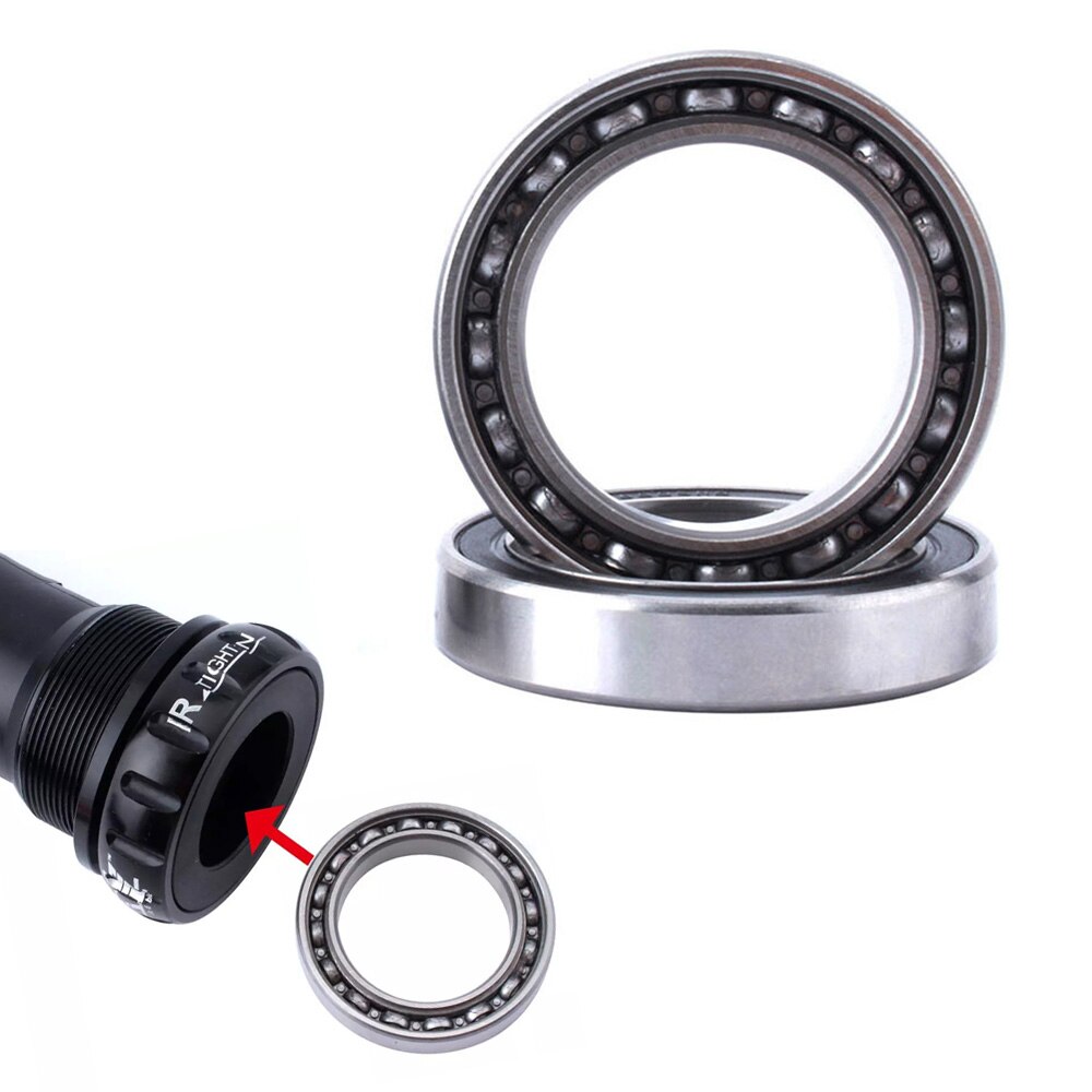 2pcs MTB Bearing Steel Fixed Gear Bicycle Bearing Central Axis Bearing Bottom Bracket Repair Bearings Bike Replace Part