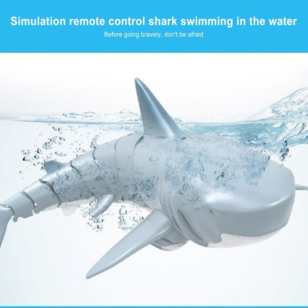 Electric Remote Control Shark With Charging Launching Model Toys Simulation Swing Brain Game Parent-Child Communication