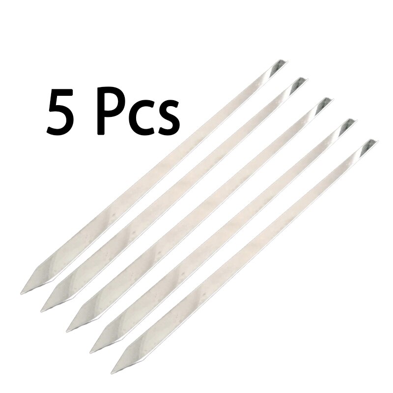 Pincho de carne para barbacoa, tenedor plano galvanizado de acero inoxidable, Kebab turco, Doner, 50 Cm, cocina, jardín, Shish Gadget: 5 Pcs