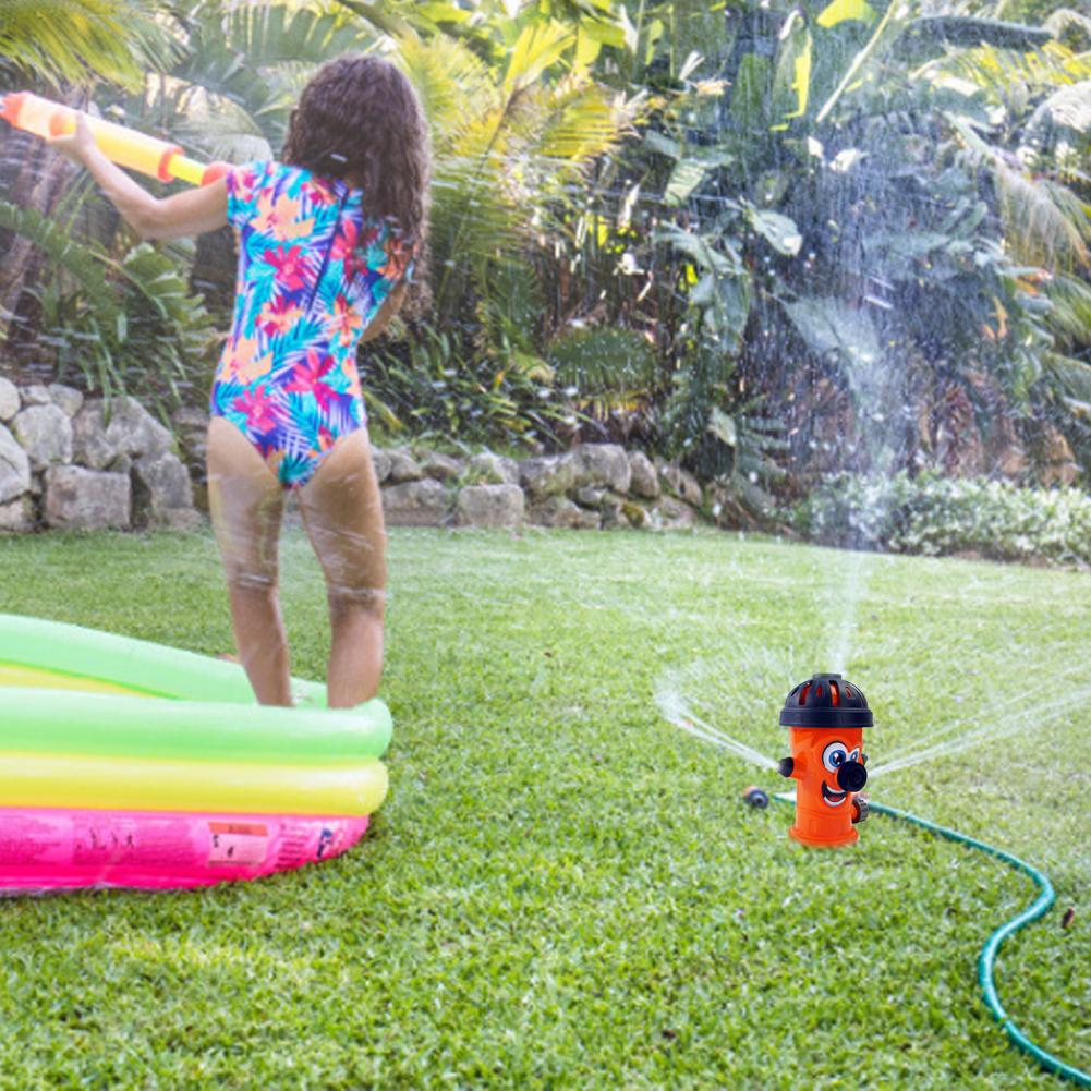 Brandhane sprinkler roterende sommer udendørs spray vand legetøj til børn til børn
