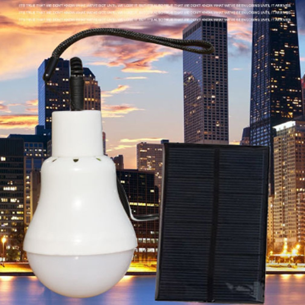 Outdoor Super Bright Solar Led Emergency Light Night Market Outdoor Beach Light Bulb Practical Solar Light