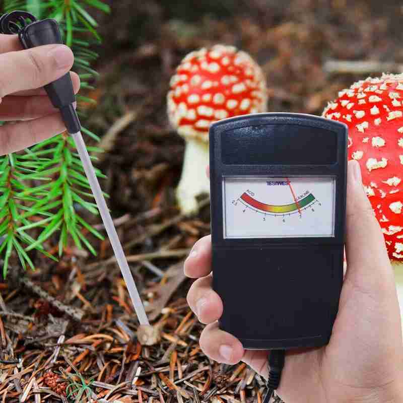 Black soil portable garden soil pH meter tester soil acidity tester 2.5-9 PH value
