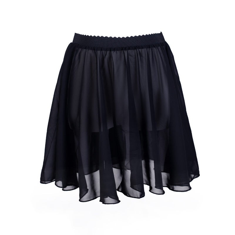 Adulte mousseline de soie ballet tutu danse jupe femmes filles gymnastique jupe portefeuille formation ballet jupes falskirts ballet ballet danse fa: L / Violet