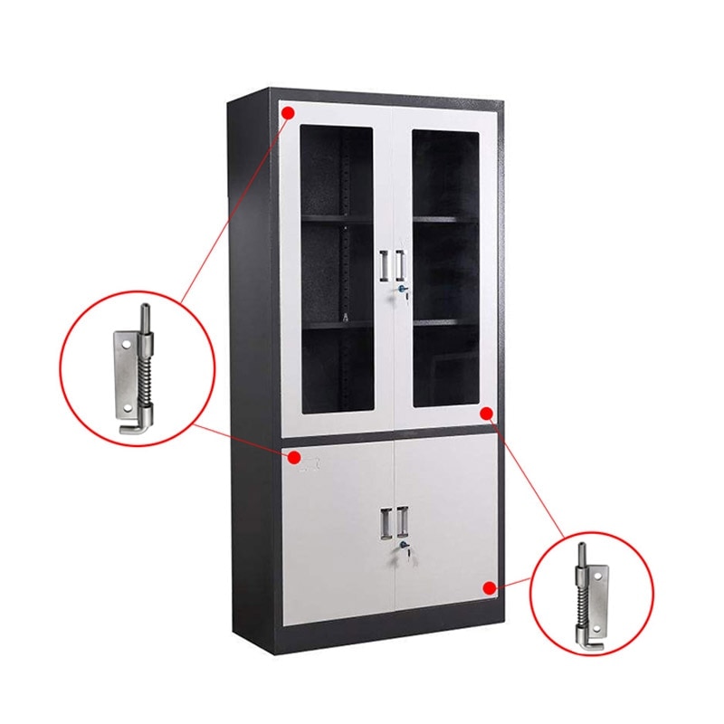 Spring Loaded Latch Pin Barrel Bolt Door Latch Lock for Protecting Your Security and Privacy ^o^