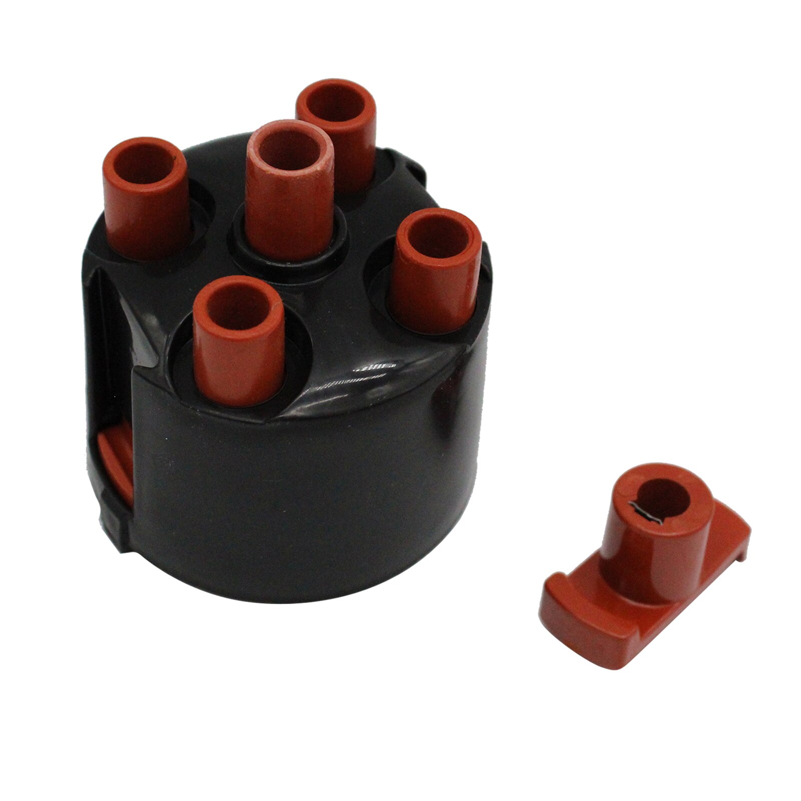 Black Car Auto Ignition Distributor Cap and Rotor Kits 8 cm Fit for