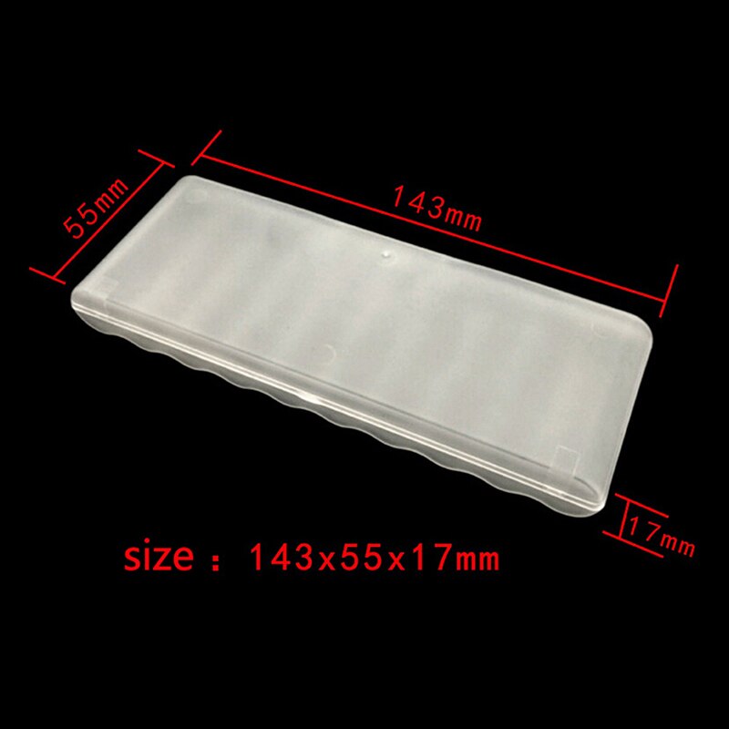 1Pcs Draagbare Voor 10 Stuks Aa-batterijen Batterij Case Cover Houder Opbergdoos Praktisch Gebruik