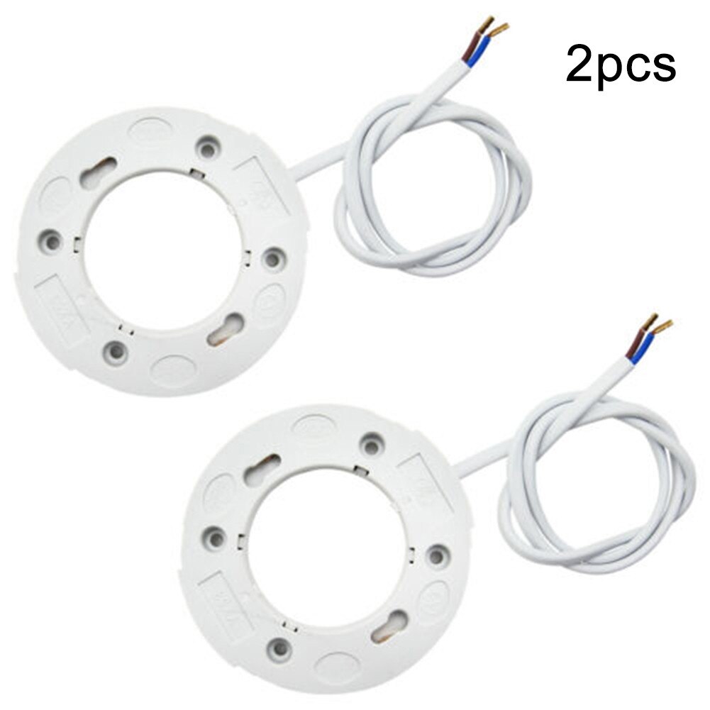 Raccord de Base GX53 pour lampes LED et CFL GX53, 2 pièces, support de lampe pour fournitures de fête