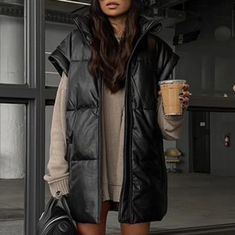 Casual Streetwear Jas - Polyester - Dames main image 1
