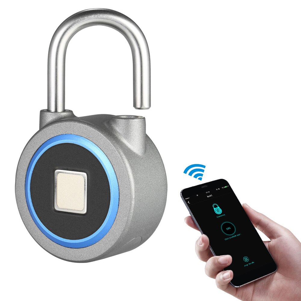Yoheen elektronisk nøkkelløs smart hengelås bluetooth app låse opp for lager bagasje ryggsekk treningsskap sovesal hengelås