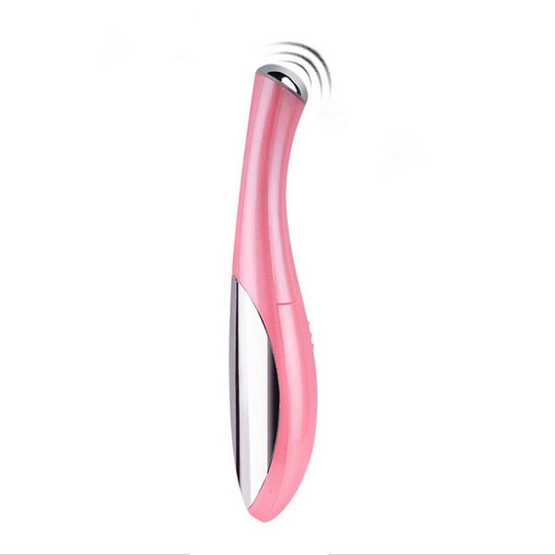 Elektrische Thermische Eye Massager Eye Care Beauty Instrument Apparaat Verwijderen Rimpels Donkere Kringen Wallen Massage Ontspanning Tool: Roze