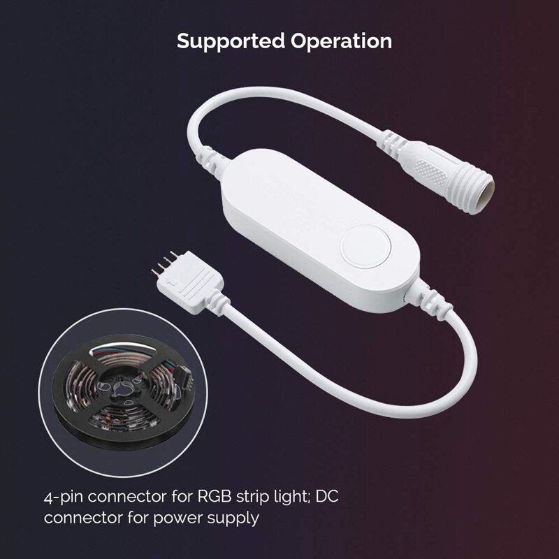Smart Light Strip Controller RGB 4 Pins APP Tuya Smart Home Automation Werken met Alexa Google Thuis