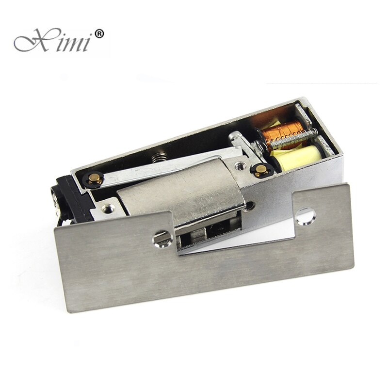 DC 12V 0.2A Electric Magnetic Bolt Lock Intelligent Guard Cathode Strike Lock Double Unlock Mode Door Gate Access Control System