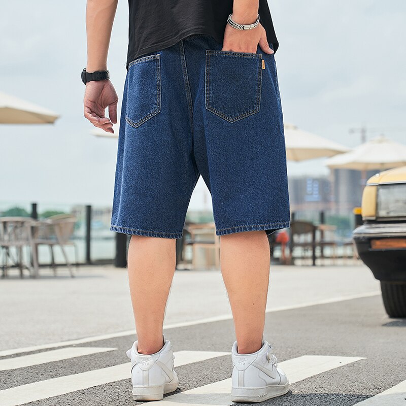 Shorts en jean surdimensionnés pour hommes, shorts en denim amples pour hommes, nouveaux pantalons d'été, 44, 46, 48