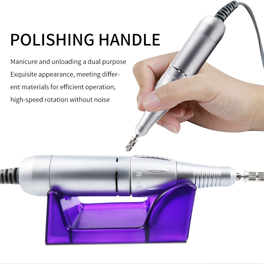 Electric Nail Drill Machine 32W 35000RPM Manicure Machine Milling Cutter For Manicure Pedicure Accessories Nail Art Tool