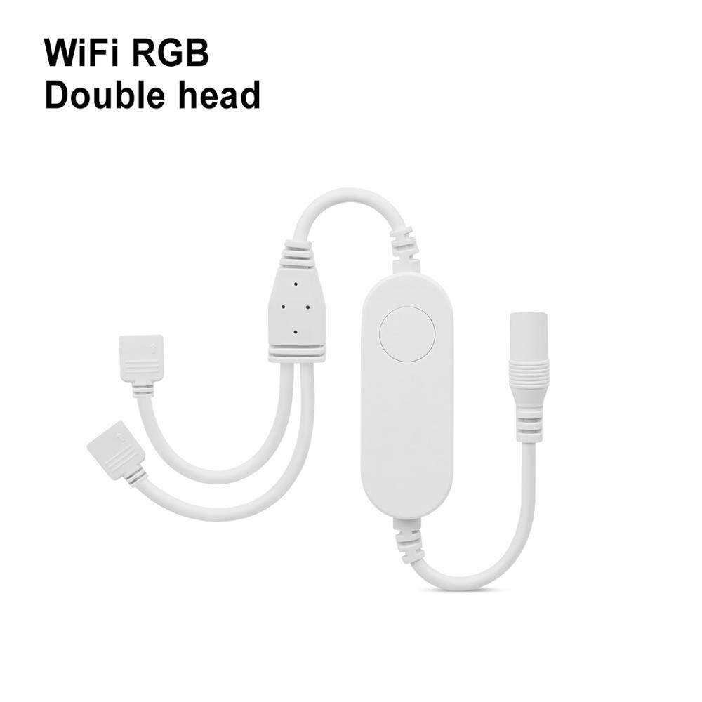 Tuya Smart Life App WIFI RGB contrôleur LED bande lumière Contoller 5V 12V télécommande commande vocale travail avec Alexa Echo Google home: 1 TO 2