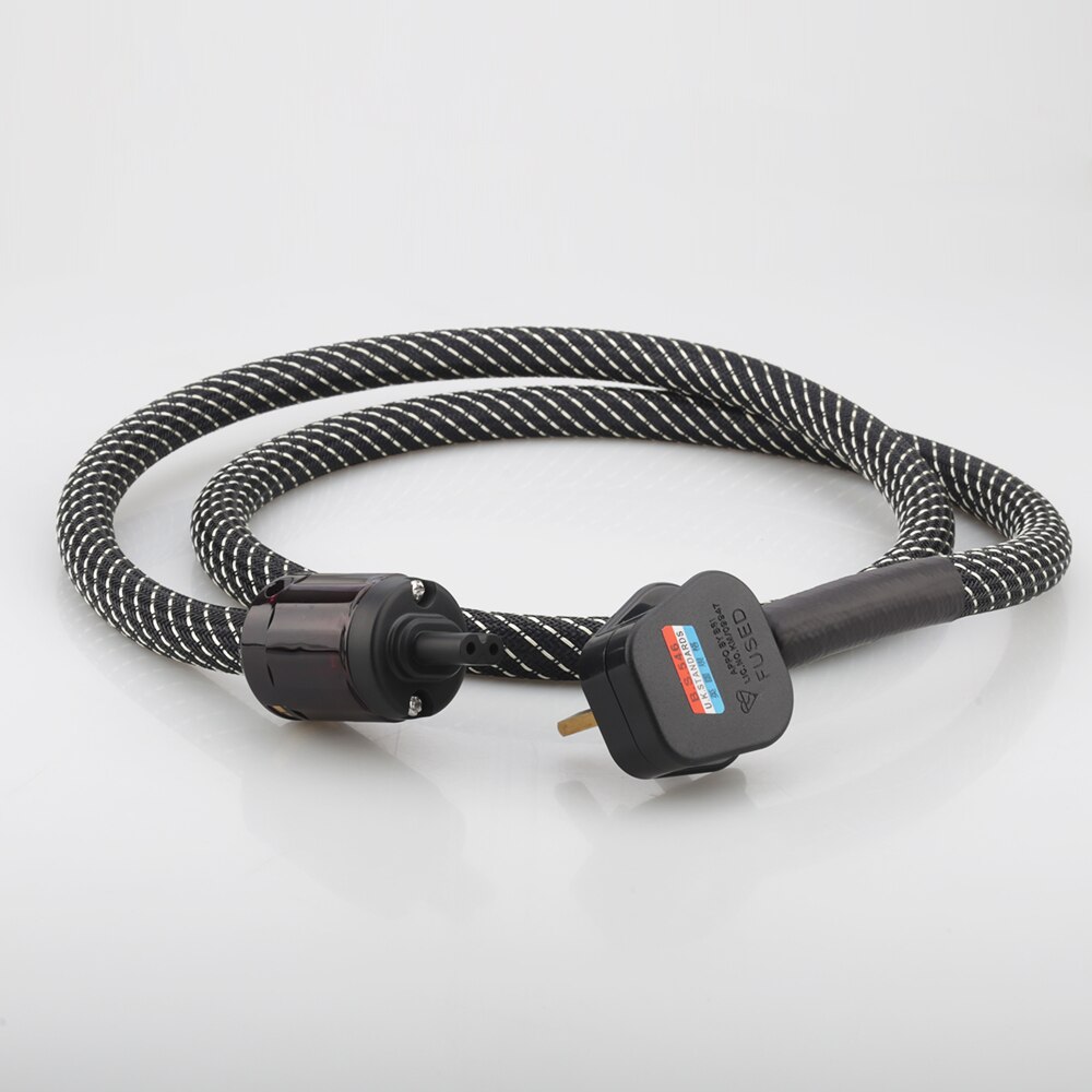 P101 UK Power cable with C7 IEC figure 8 IEC UK Power cable HIFI UK power cable HIFI UK Power Cable UK Mains Lead