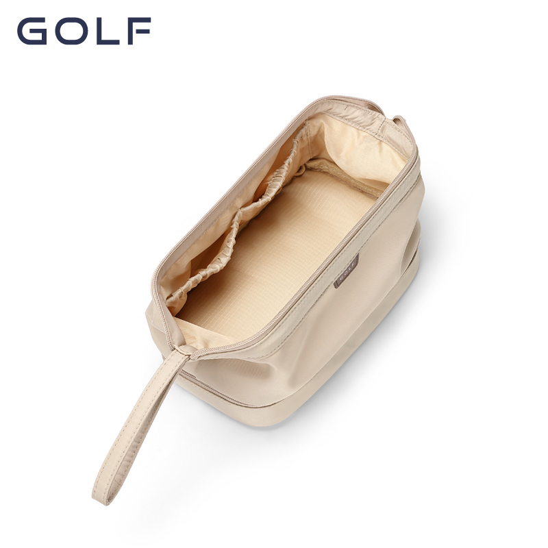 Golf Make-Up Tas Voor Vrouwen Met Grote Capaciteit, Handtas Voor Mobiele Telefoon, Effen Kleur Reiscosmetica Opbergtas