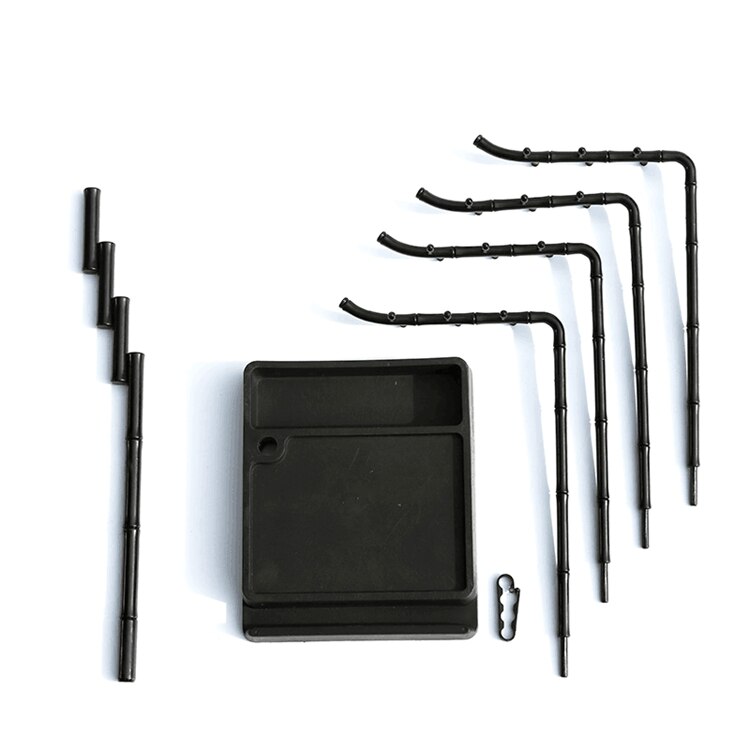 24 Hanger Multifunctionele Borstels Houder Kalligrafieborstel Houder Traditionele Schilderen Schrijven Plastic Borstel Rack