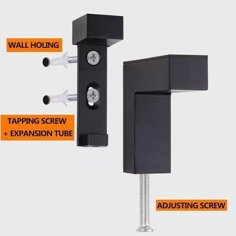 Zinklegering Verstelbare Glasplaat Houder Glas Klemmen Ondersteuning Legering Plank Plank Beugel Glas Plank Houder Beugel G1f6