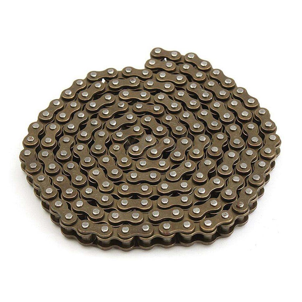 Cadena duradera de 25H 136 segmentos de acero inoxidable para Scooter Eléctrico 55-65-80 engranaje