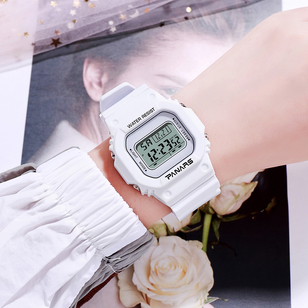 Synoke dames polshorloge koppelhorloge lichtgevend alarm g dames schok elektronisch horloge waterdicht heren digitaal horloge