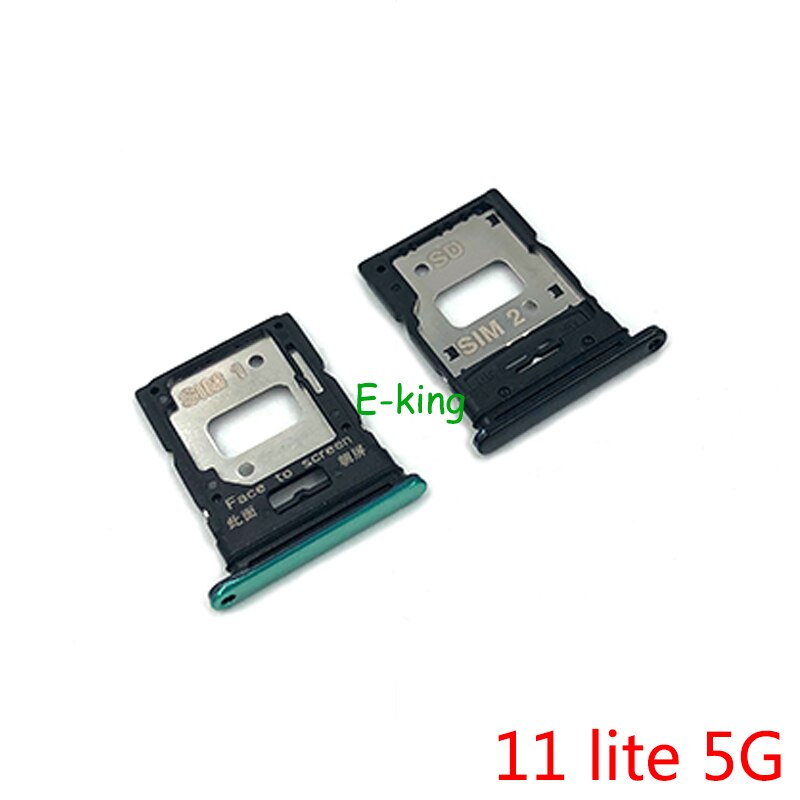 Voor Xiaomi Mi 11 Lite 4G 5G Sim Card Slot Lade Houder Sim Card Reader Socket