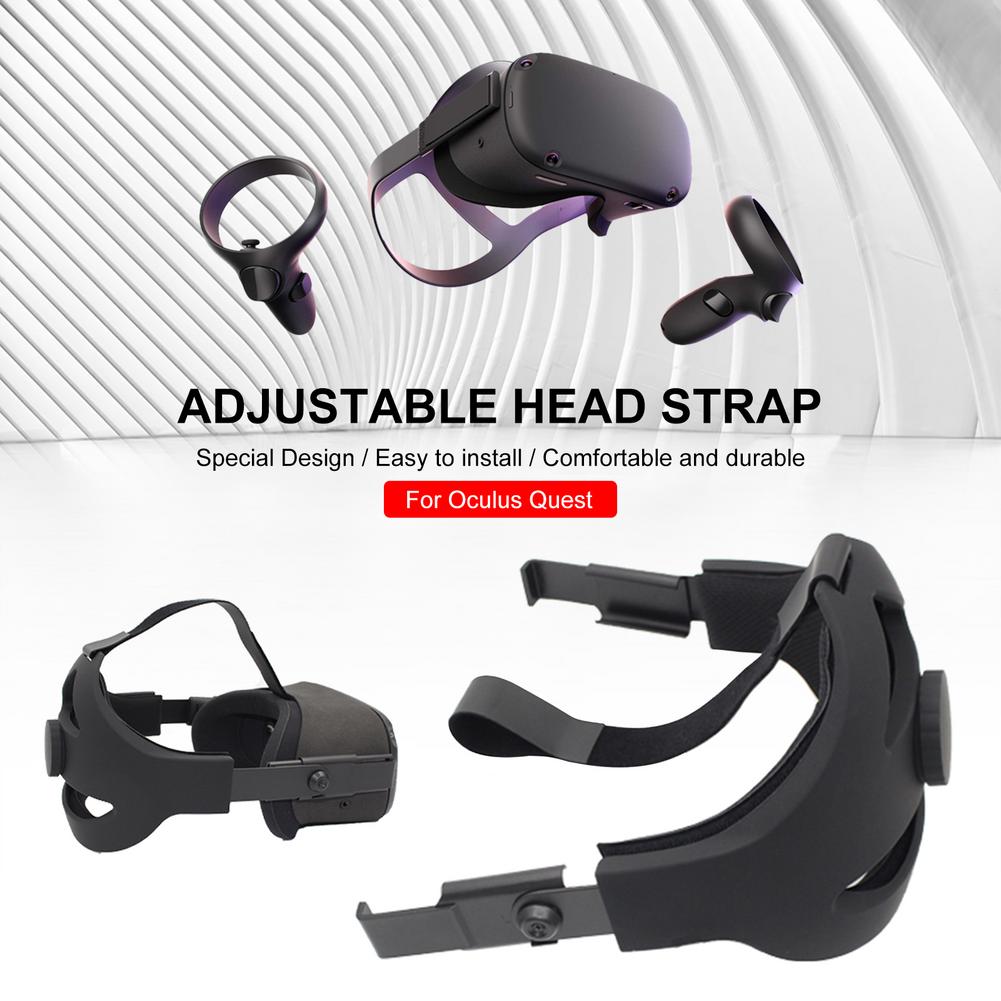 Comfortable Adjustable VR headstock Decompression Head Strap For Oculus Quest VR Headset Helmet With Belt Glasses Accessory