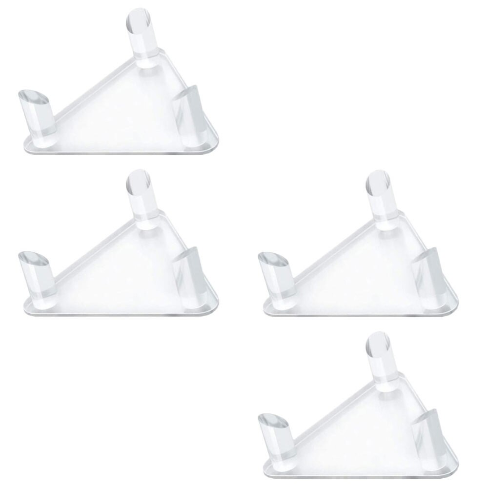 4 Piece Sports Ball Display Rack - Rugby, Basketball, Football Holder Stand