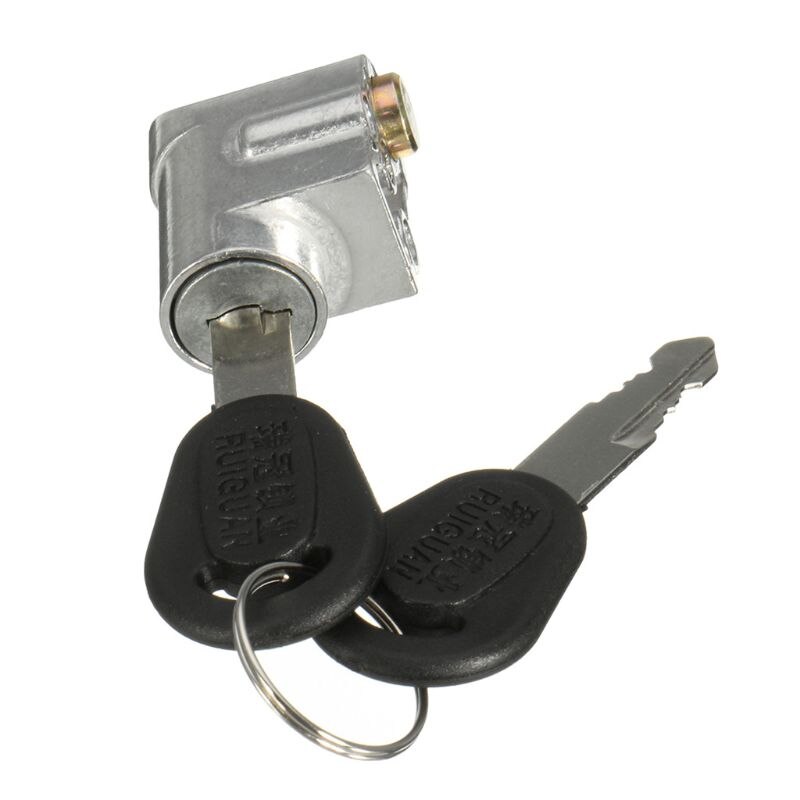 E-sykkel motorsykkel scooter batterilås lås sylinder sylinder  + 2 pckey nøkkel de