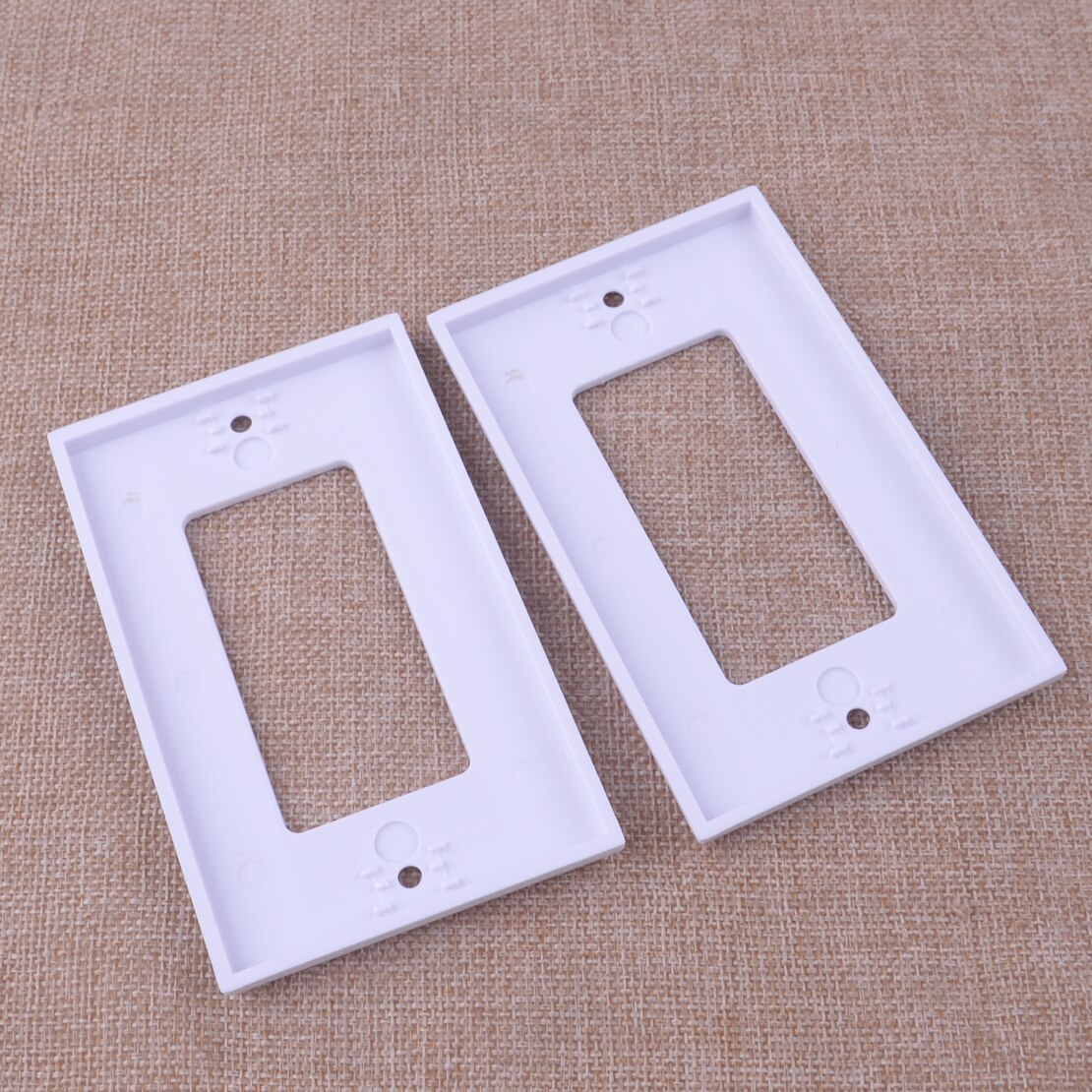 LETAOSK 1pc Plastic Faceplate Blank Wall Outlet Socket Plate Keystone Jack Replacement 11.4cm*7cm