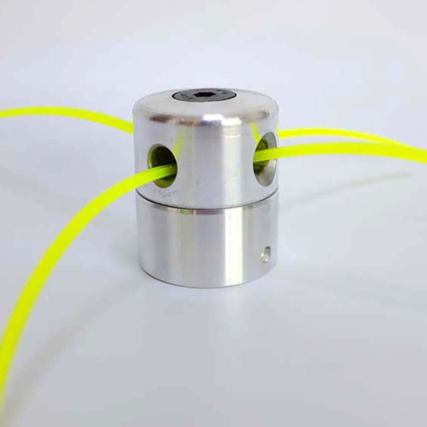 Aluminum Grass Trimmer Head Brush Cutter Head Lawn Mower Accessories Cutting Line Head For Strimmer Replacement