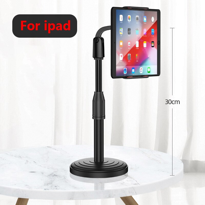 Tablet Houder Mobiele Telefoon Desktop Stand Tafel Houder Ondersteuning Mount Voor Iphone Ipad Xiaomi Samsung Huawei Verstelbare Houder: for ipad