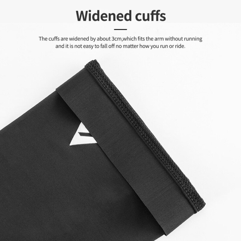 Outdoor Running Cycling Sleeves Arm Warmer Arm Cover Cuff Sunscreen Ice Silk Arm Sleeves MTB Bicycle Sleeves Sport Safety Gear