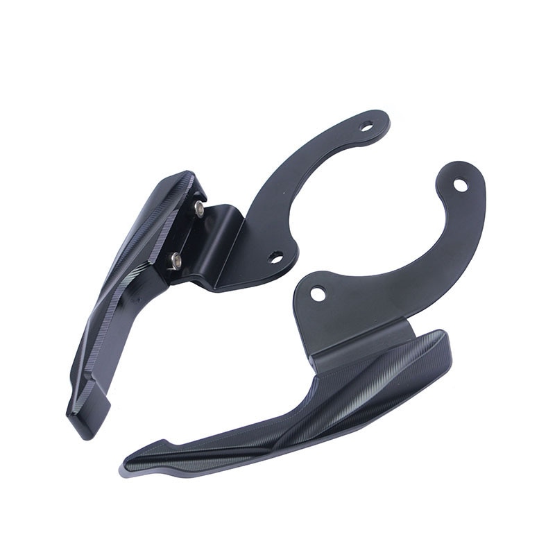 Motorcycle Tail Handrail for ZONTES ZT310R 310T CNC Personality Rear Armrest Racer Shelf handle tail fin Accessories: Ordinary black