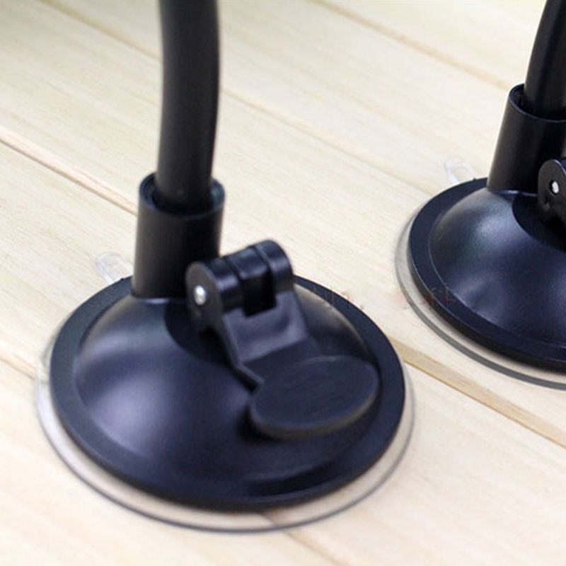 Bil smart telefon holder lang arm forrude mount beslag slange automatisk lås bil navigationsstand med sugekop støtte
