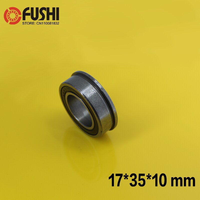 F6003-2RS Wheelbarrow Bearing 17*35*10 mm ( 1 PC ) Garden Trolley Ball Bearings With Flanged