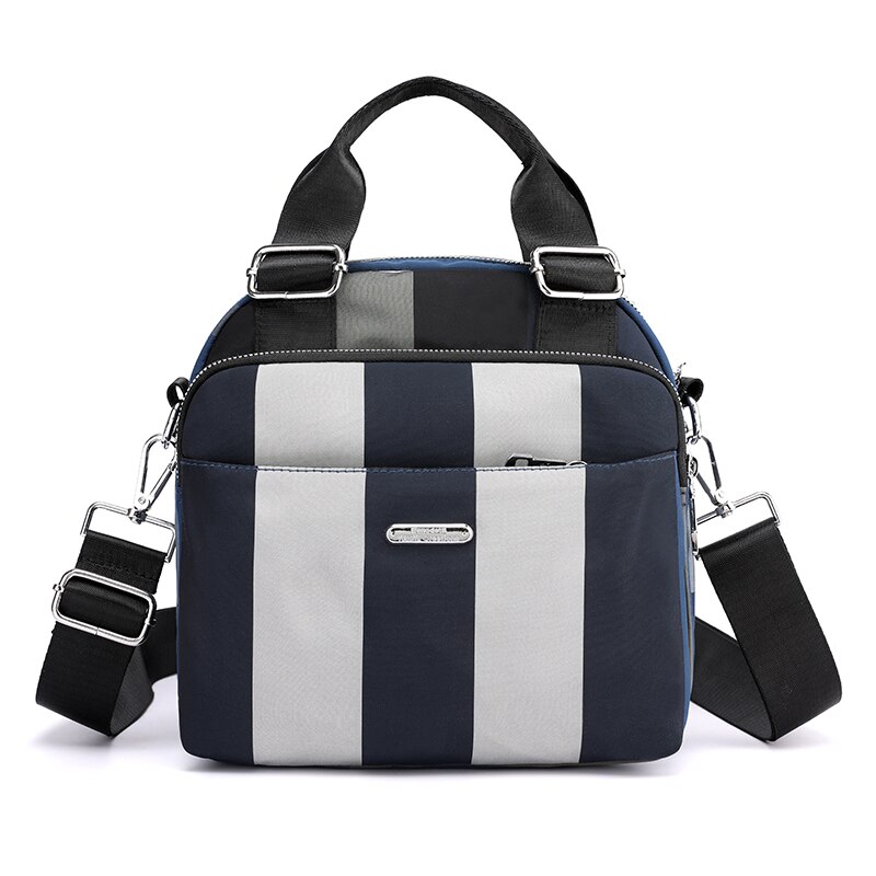 Vento Marea voyage femmes sacs à dos petit multifonctionnel sac à bandoulière pour les femmes imperméable Nylon bande Multi poche Packbag: BLUE BACKPACK
