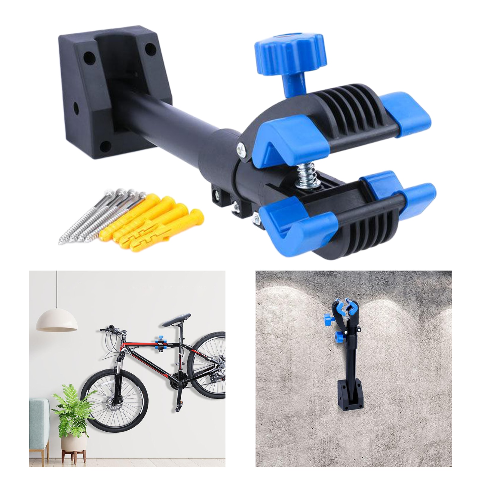 Vouwfiets Reparatie Stand Klem, Fiets Wall Mount Rack Holder, Fiets Monteur Workstand Hanger, Onderhoud Tool Clip