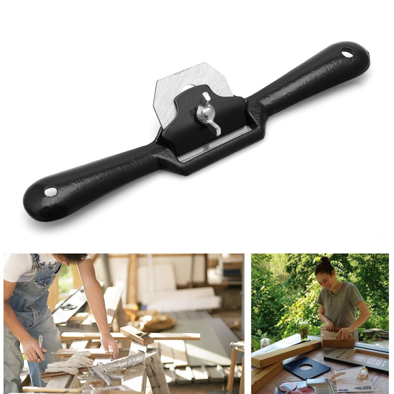 Herramienta de cepillo plano de afeitar con pala de 45mm para trabajo en madera con 2 manos