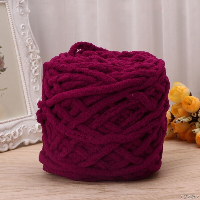 2022 100g/1ball Soft Cotton Hand Knitting Yarn Chunky Woven Bulky Crochet Worested: 45