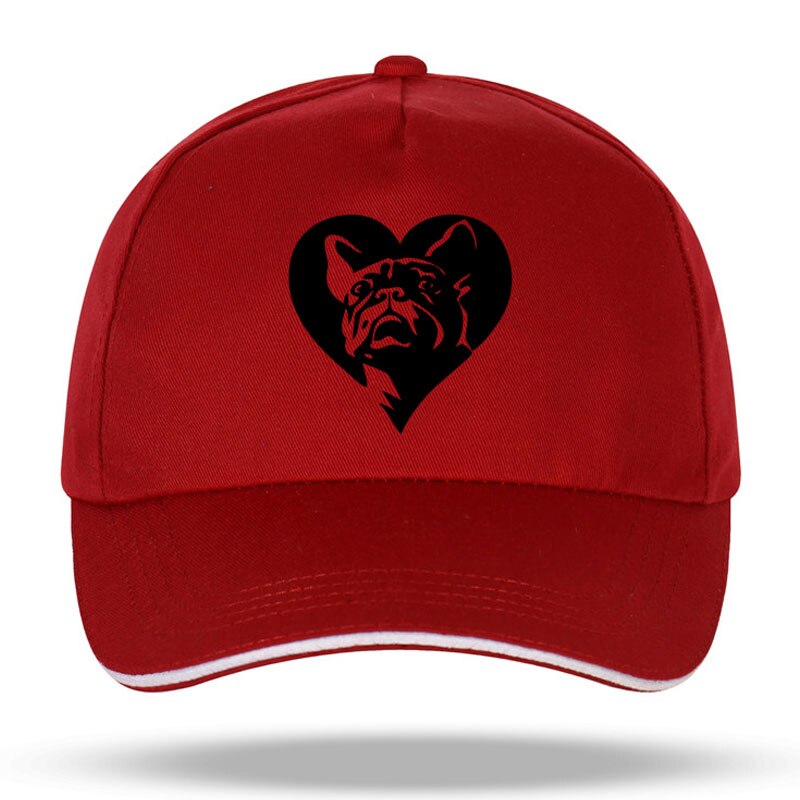 Neue Männer Frauen Kreative Französisch Bulldog Cartoon Tier Druck Baseball Caps für Hip Hop Baumwolle Klett Trucker Cap Knochen Dad hüte