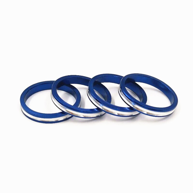 Fouriers mtb cykel gaffel spacer cykel vaskemaskine 28.6 mmx 34mm vaskeraluminium hoved 5mm rør vaskemaskine cykel tilbehør