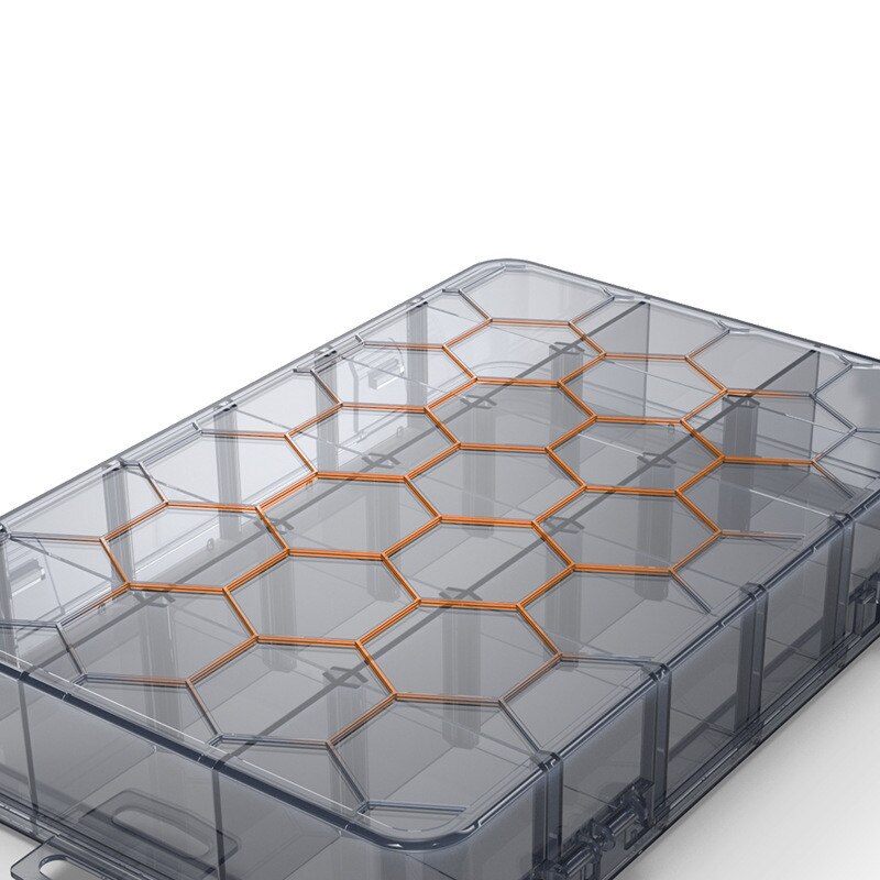 Organizer 9-24 Grids Adjustable Storage Container Compartment Plastic Storage Box Component Screw Holder Case Display Container