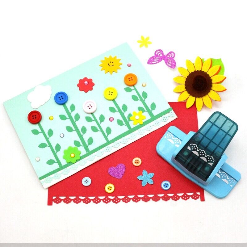 Poinçons artisanaux en papier, perforateurs de frontière, sans effort, pour poinçons de Scrapbooking, Machine de découpe, papeterie de bureau outils de bricolage
