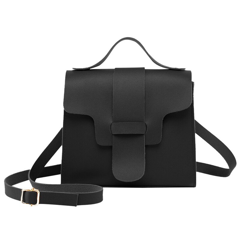 Bolso Casual de con asa para mujer, bolso grande en 7 colores, con borla de cuero: black 2