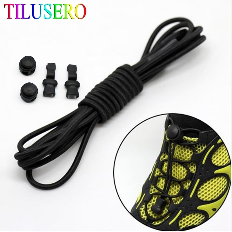 19 color No Tie Shoelace Locking Shoe Laces Elasti... – Vicedeal