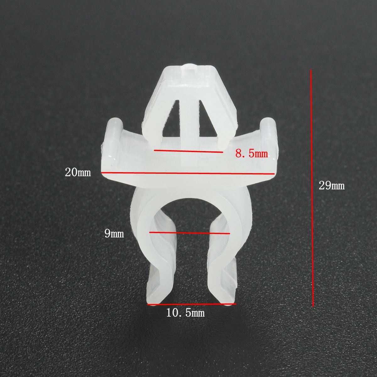 20 stk 10mm motorhjelm motorhjelm prop stang støtteholder clips panel fender kofanger holder 8.5mm/9mm stang til nissan