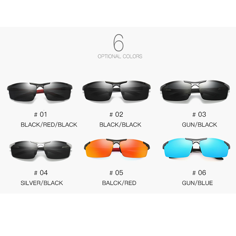 SHARK ZEIL Meekleurende Zonnebril Mannen Gepolariseerde Kameleon Glazen Mannelijke Kleur Veranderen Zonnebril HD Dag Nachtzicht Eyewear