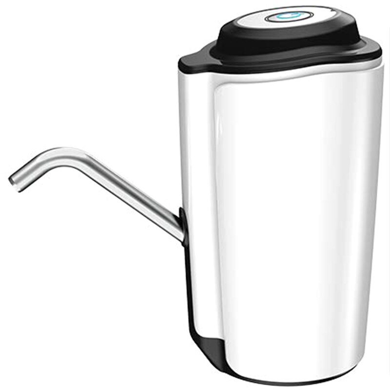Vandflaske pumpe bærbar vanddispenser elektrisk vandkande pumpe med usb opladning til 2-5 gallon flaske i køkken / hjem / offic