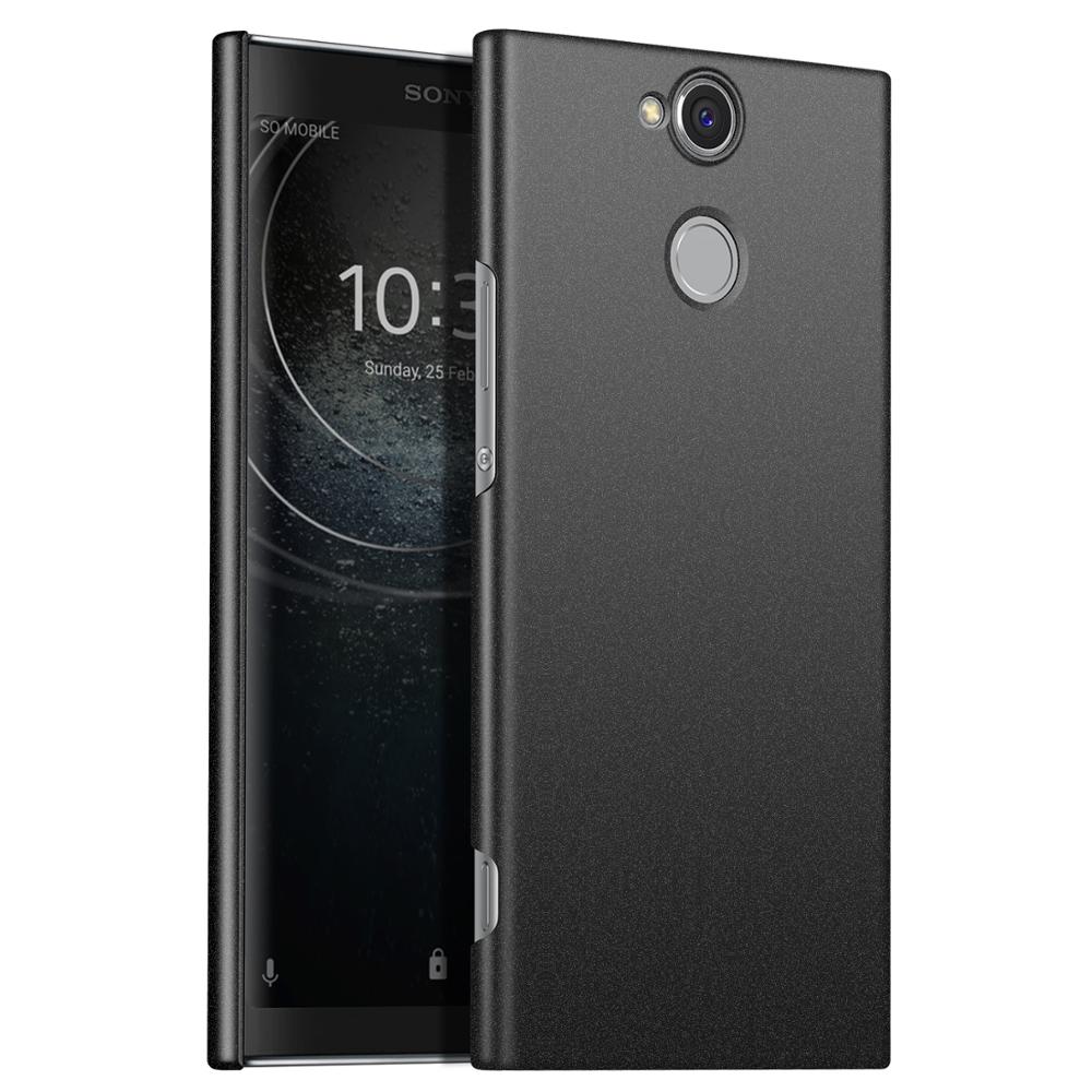 Pokrowiec na Sony Xperia XA2 Plus [ultra-cienki] materiał Premium Slim pełna osłona ochronna do Sony Xperia XA2 Ultra: Xperia XA2 Plus / Rock sand black
